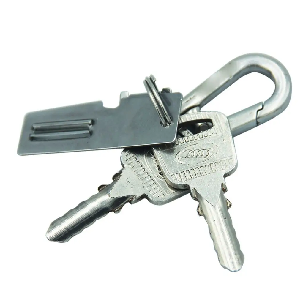 Mini Outdoor Opener 2 in 1 Stainless Steel Multifunction Can Opener Tools Fruit Vegetable Peeler