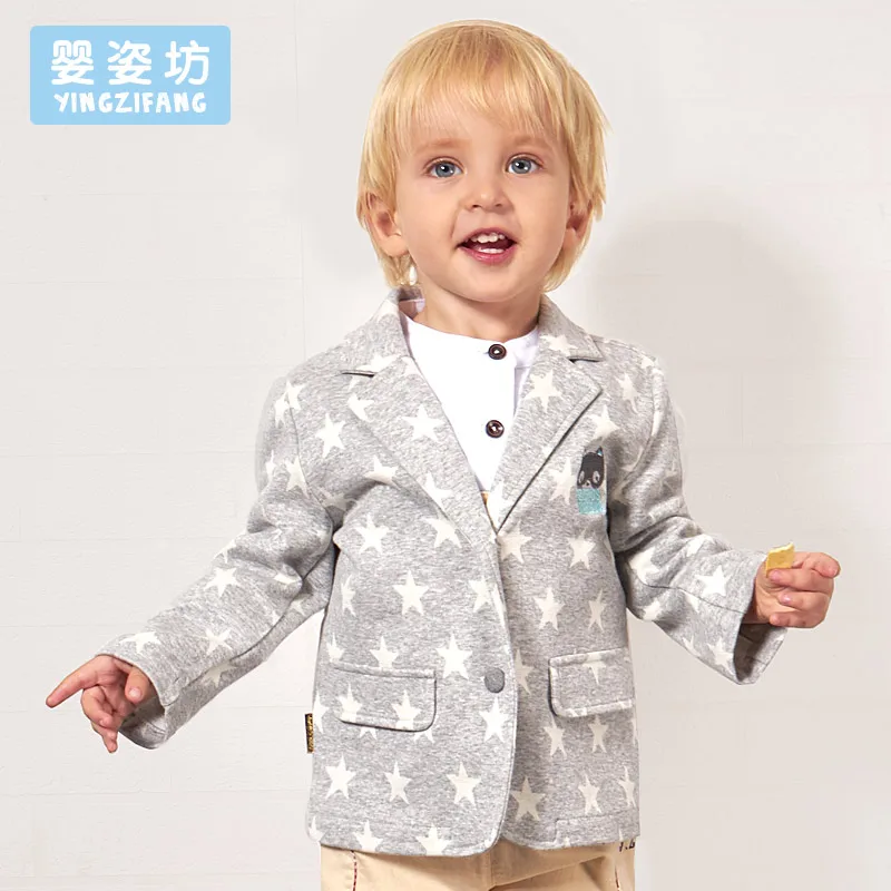 Yingzifang Promotion Time Limited 2017 Spring Baby Boy Cotton Star