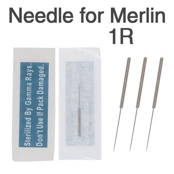 

100pcs Disposable 1R Merlin Tattoo Needles For Permanent Makeup Eyebrow Lip Designs Deluxe Merlin Machine Supplies Free shipping