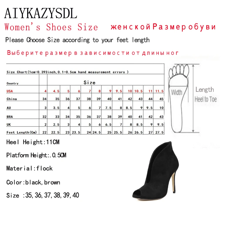 AIYKAZYSDL/весенне-осенние туфли-лодочки на высоком каблуке с v-образным вырезом; женские пикантные ботильоны с открытым носком; сандалии; универсальная обувь; женские туфли на шпильке