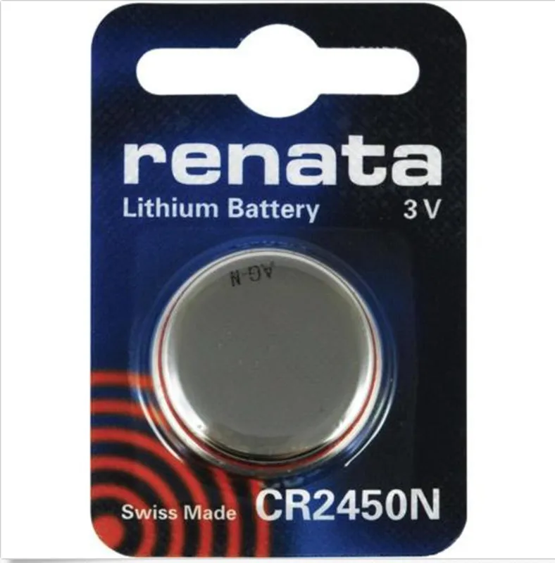 Новинка ; ; Рената литий Батарея CR2450N 3V% 100 бренд renata 2450 Батарея