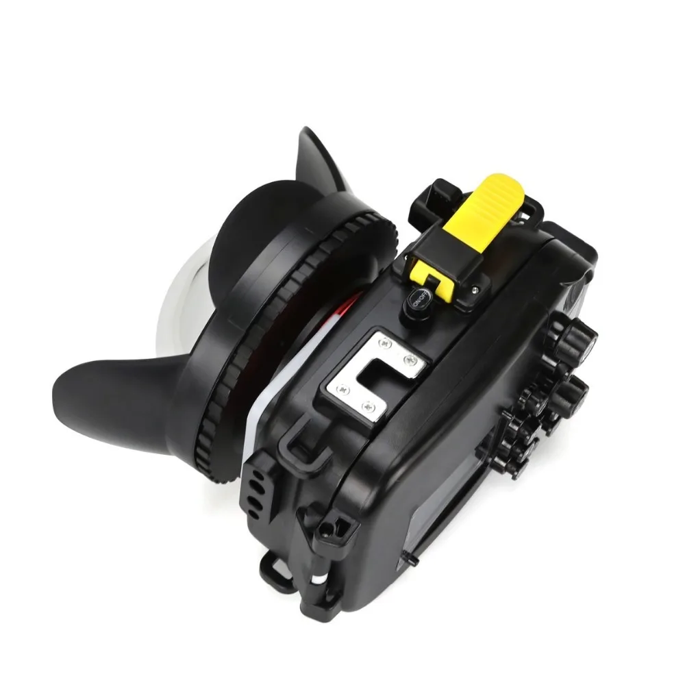 Чехол для подводной камеры Seafrogs 60 M/195ft для Olympus TG5+ объектив рыбий глаз+ красный фильтр 67 мм
