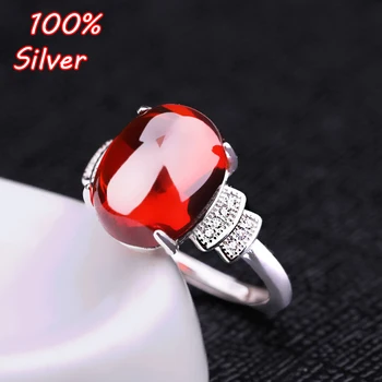 

7*9MM 9*12MM 10*13MM S925 Sterling Silver Color White Gold Ladies Ring Empty Tray Inlaid Beeswax DIY Blank Ring
