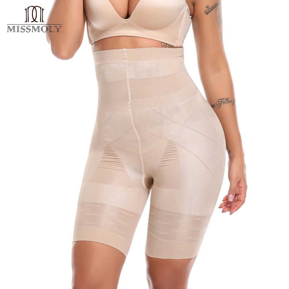 Women Sexy Lace High Waist Shapewear Tummy Control Slimming Waist Trainer Postpartum Abdomen Body Shaper Underwear Pants