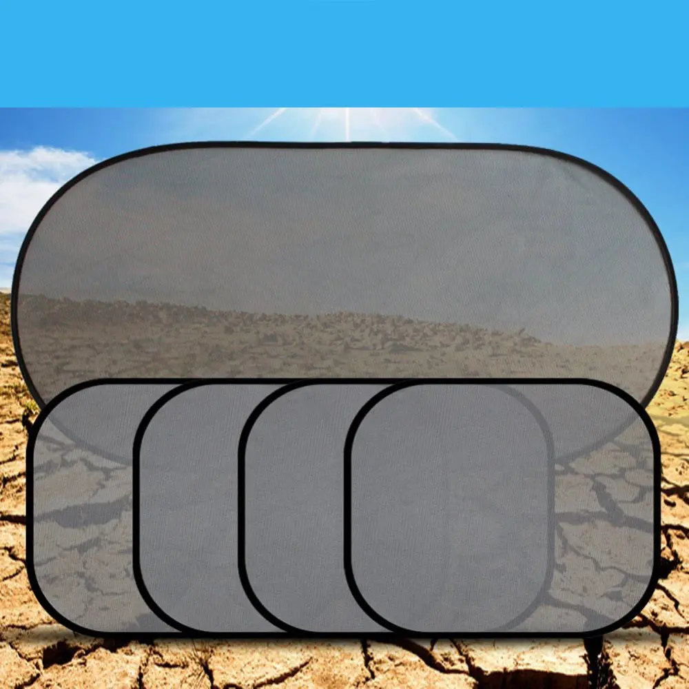 

5Pcs/Set Car Window Sun Visor Shade Curtain Mesh Sunshade Covers For Haval Haval H2 H3 H5 H6 H8 H8 H9 M4 C30 C50 C20R