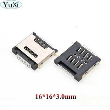 

YuXi Sim card reader socket for Lenovo S660 A690e S686 S720i a780e A529 A800 A520 A580 i350 A505E sim card connector Slot Tray