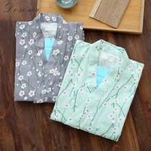 Японские Женские пижамы Yukata, кимоно, короткие штаны, комплекты, халаты, платье, хлопок, для девочек, домашняя одежда для сна, халат, одежда для отдыха, свободный стиль