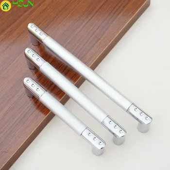 

3.75" 5" 6.3'' Dresser Drawer Pulls Handles Knobs Kitchen Cabinet Handles Silver Chrome Modern Style Door Pulls Handles 96 128
