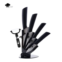 Myvit marke Küchenmesser 3 “4” 5 “6” + Peeler + Messerhalter Keramisches Messer 8 Farbe Griff Weiß Klinge Küchenmesser