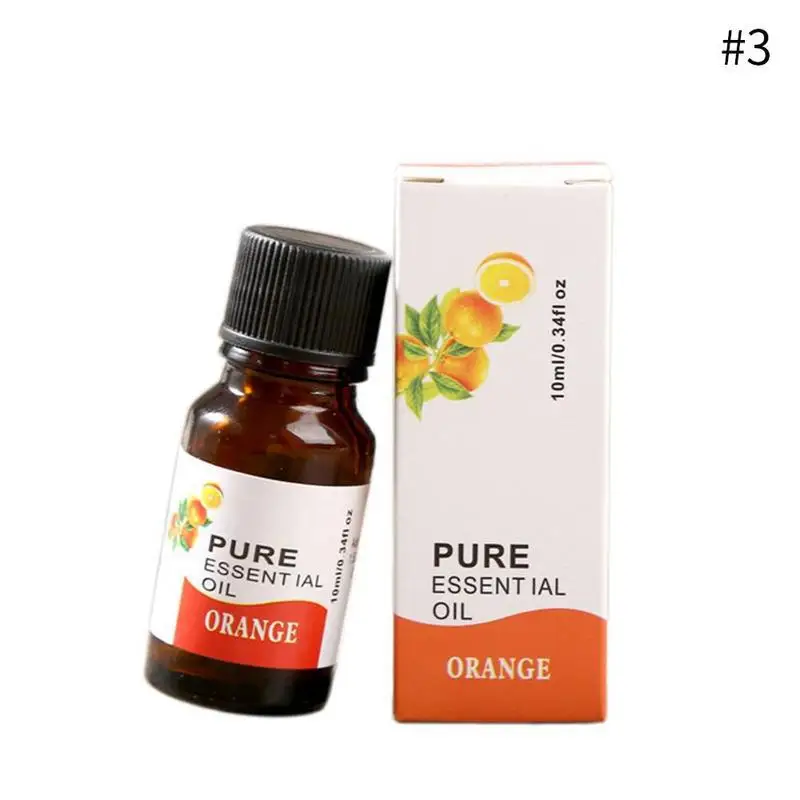 10 мл эфирные масла чистый натуральный Ароматерапия массаж эфирное масло розмарина герани эвкалипта перевозчик масло - Запах: orange