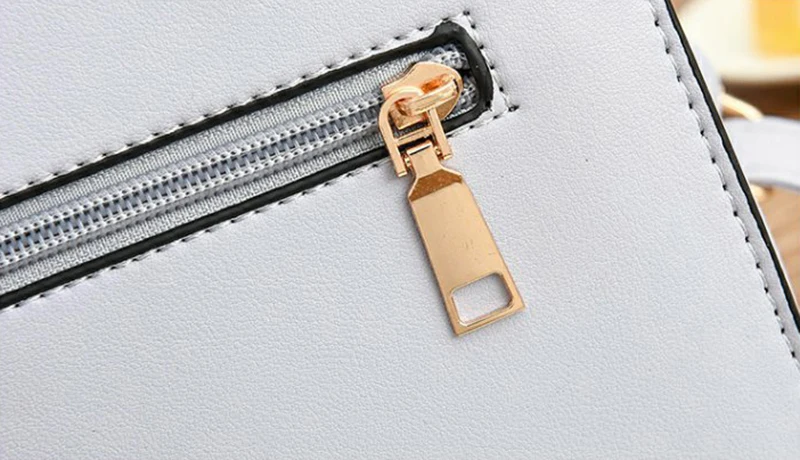 Women Handbag Luxury Bags Patchwork Women Solid Chains Rivet Bag Leather Designer Handbag HairBall Shoulder Kabelka SS7020 (19)