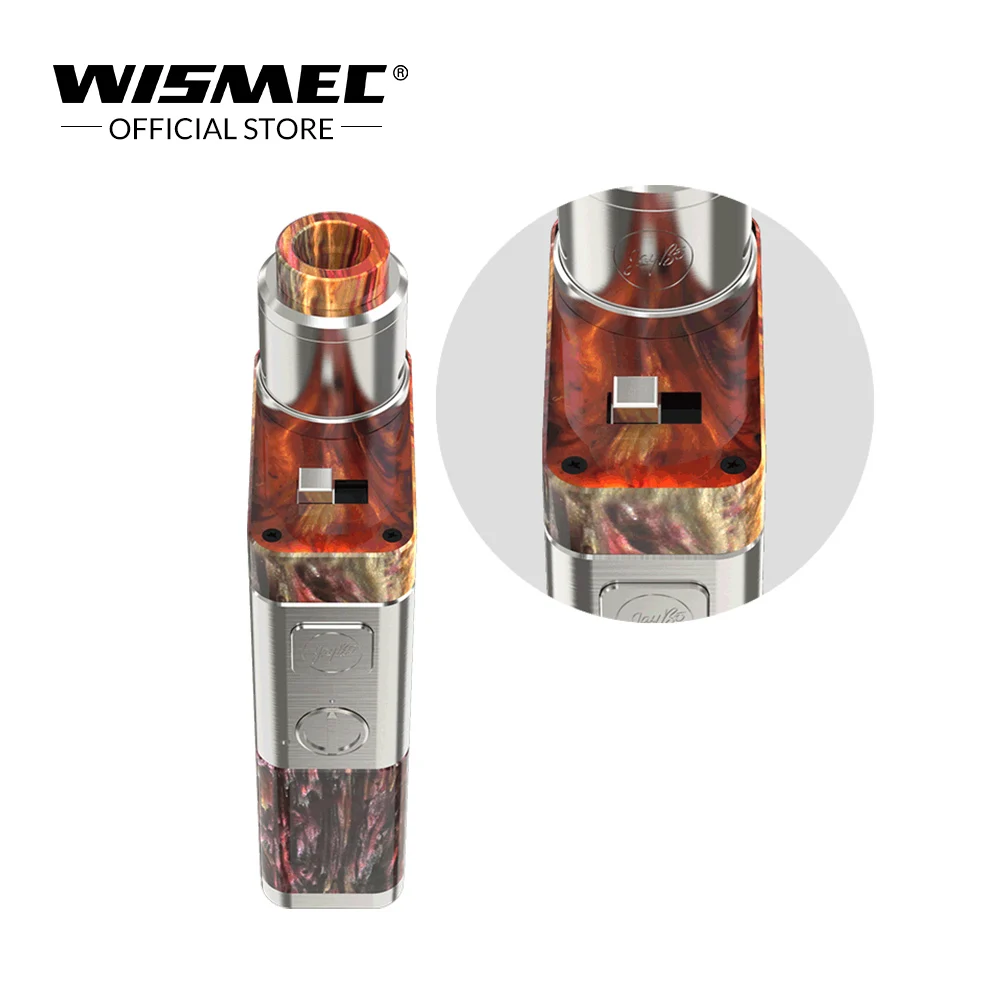 Оригинальный комплект WISMEC LUXOTIC NC Dual 20700 250 Вт с гильотинной V2 RDA Premade Clapton катушка 0 28