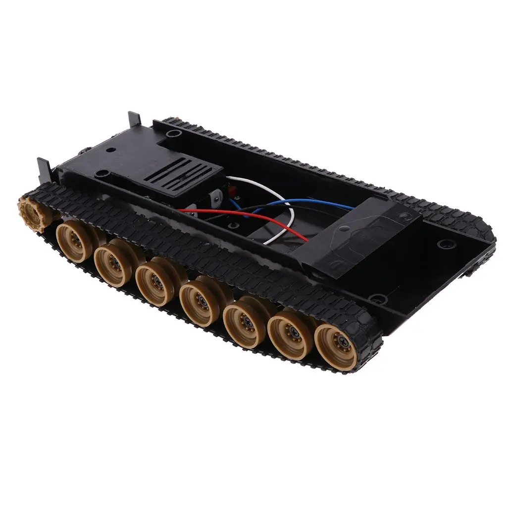 Smart Robot Tank Shock Absorber Chassis Kit Track Crawler Model Parts Accessories for Arduino 51 130 Engine DIY Science Toy