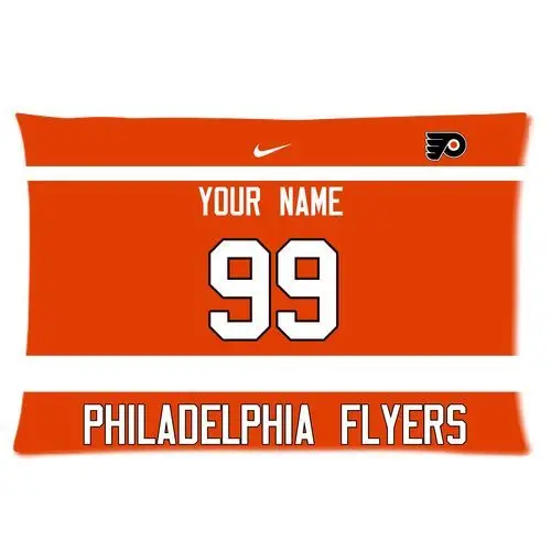 pillows decorate new custom pillowcase philadelphia flyers football flyers numbers