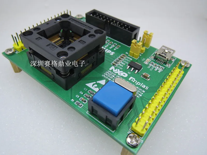 Оригинальный NXP IC тестовое сиденье LPC2131 LPC2132 горящая программа LPC2134 LPC2136 LQFP64 гнездо