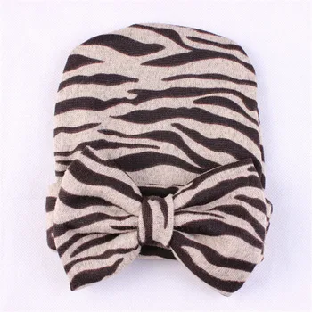 

0-6M Baby knit hat Leopard & Dots & fashion Baby head cap Infant's newborn hat Spring and autumn baby boy and girl hat