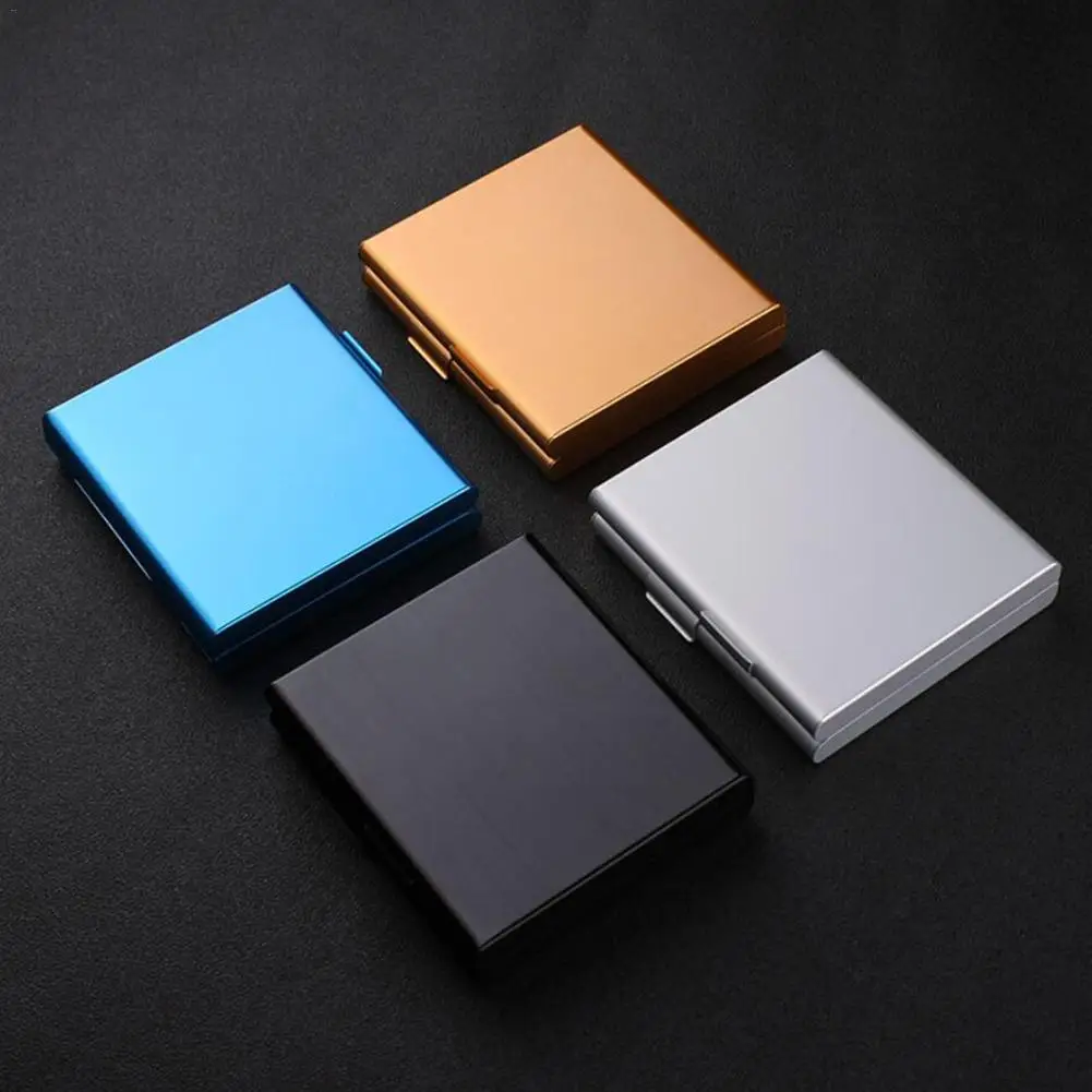 

Cigarette Case Cigarette Lighter with USB Charging Windproof Cigarette Case Aluminium Alloy Tobacco Holder
