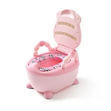 Portable Baby Pot Toilet Seat Pot For Kids Potty Training Seat Children's Potty Baby Toilet Multifunction Training Potty Toilet round bathroom adult toilet seat with built in child potty training seat elongated white toilet seat cover bathroom accessories