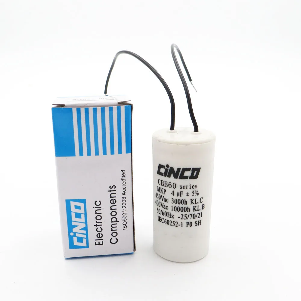 Large Appliances Universal 4UF/4MFD AC Motor and Fan Capacitor with Wires 450v Home & Kitchen