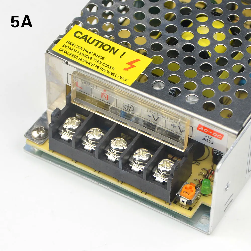 Светодиодные ленты переключение Питание адаптер 1A 2A 3A 5A 8A 10A 12.5A 15A 20A 30A 40A освещение Трансформатор AC100V-240V для DC12V