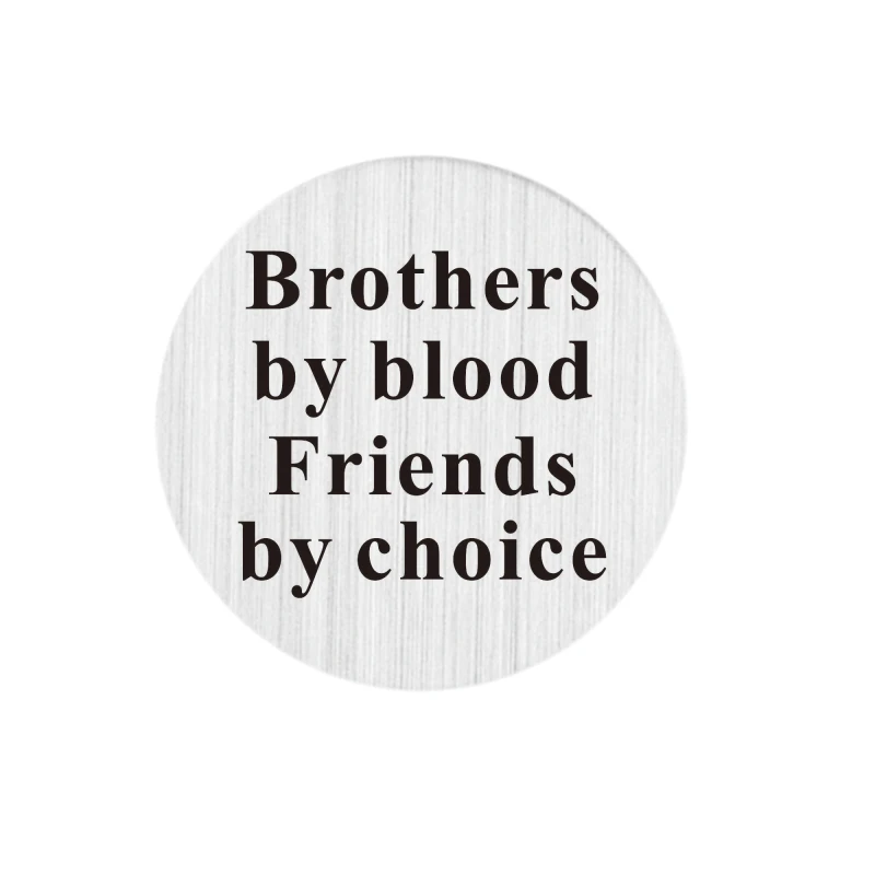 22mm Stainless Steel Brothers By Blood Floating Living Memory Glass