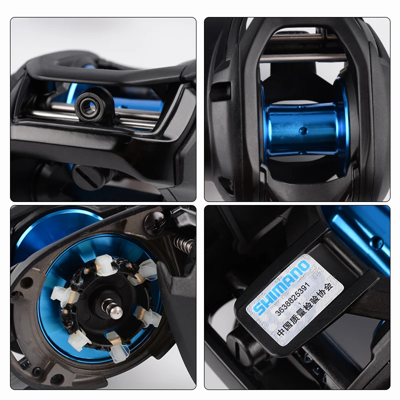 Катушки SHIMANO SLX baitcast Reels 3+ 1BB 6,3: 1/7. 2:1/8,2: 1 Низкопрофильная Рыболовная катушка baitcast, правое левое рыболовное колесо