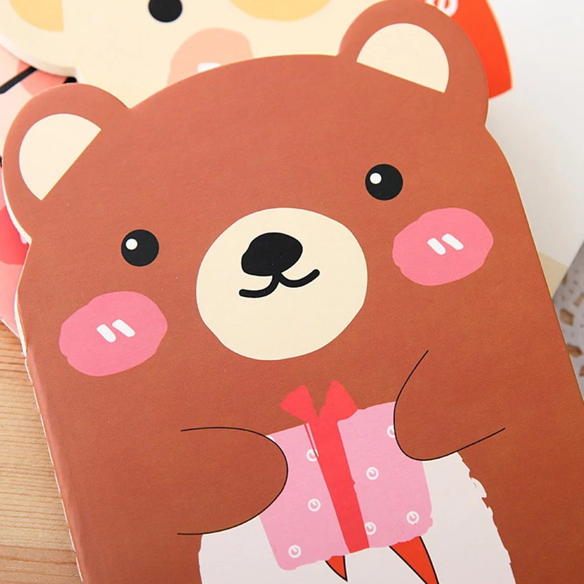 Kawaii Bear образная записная книжка планер канцелярские принадлежности дневник