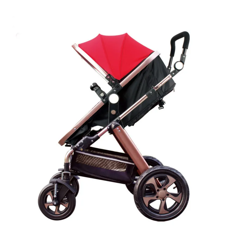 

Baby stroller high landscape stroller trolley shock absorber light reclining can sit aluminum frame