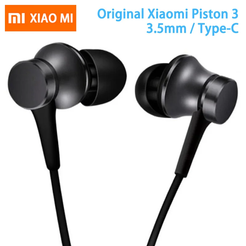 

Original Xiaomi Earphone Mi Piston 3 Fresh Version In-Ear with Mic Wire Control for mobile phone xiaomi earphones headset 3.5mm