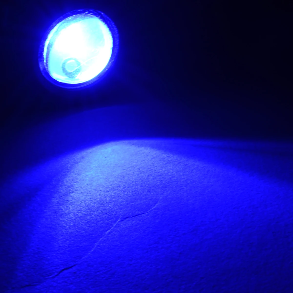 4pcs Boat Light Blue LED 12V Waterproof Underwater Fish Light Lamp Underwater Fish Boat Light Parts Accessories Universal