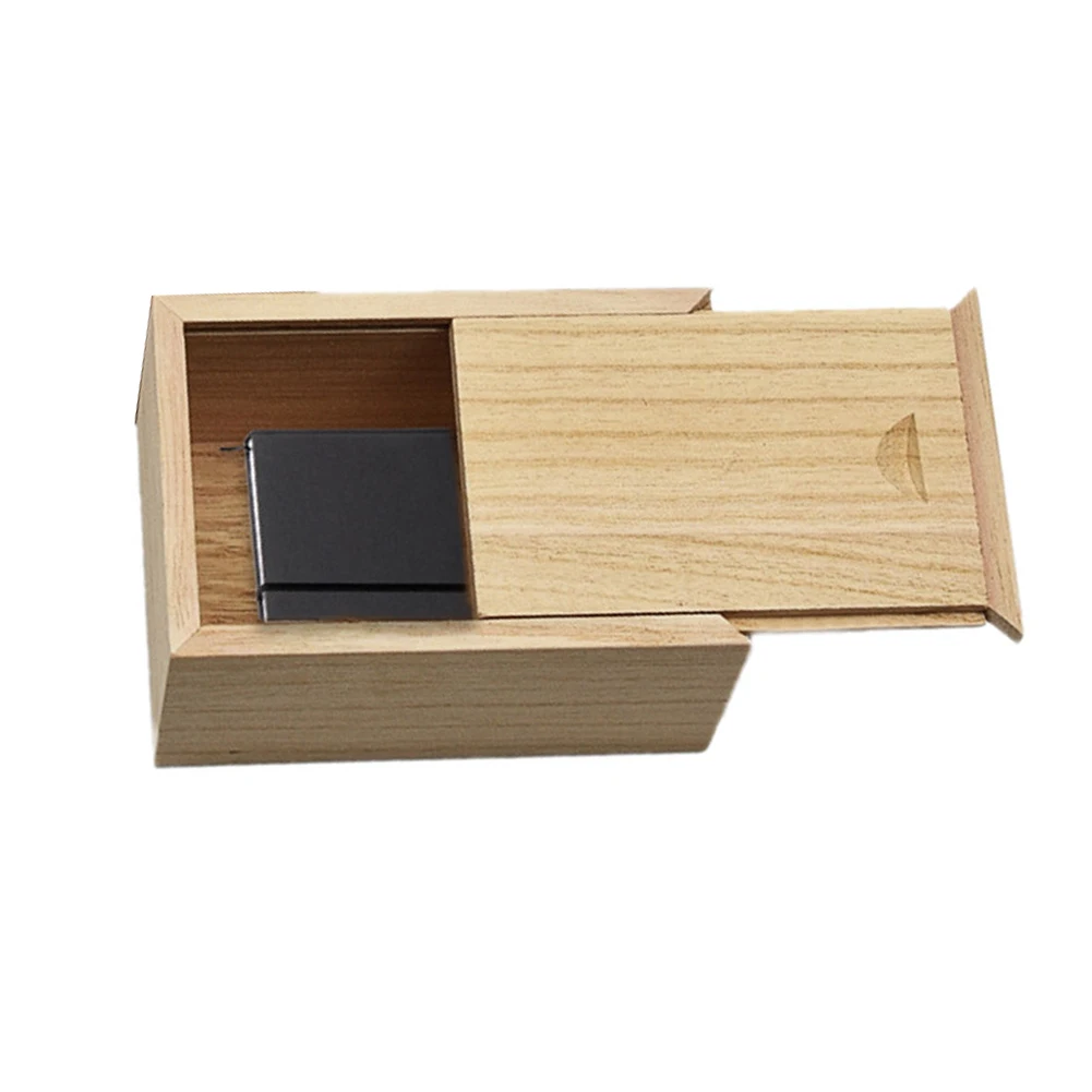 Деревянная коробка для хранения ювелирных изделий чехол 12,5*8,5*6,8 см коробка для хранения es для дома квадратная коробка для бревен креативный Настольный чехол для хранения Органайзер