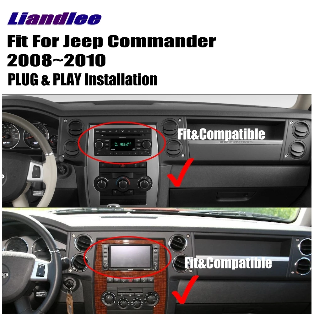 Perfect Liandlee For Jeep Commander 2008~2010 Android Car Radio CD DVD Player GPS Navi Navigation Maps Camera OBD TV Screen Multimedia 3