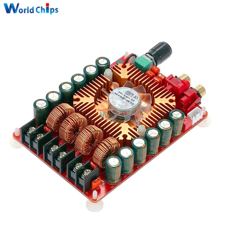 

TDA7498E Digital Power Amplifier Board 2 x160W High Output Power Dual Channel Audio Stereo Amplifier Support BTL Mode Module