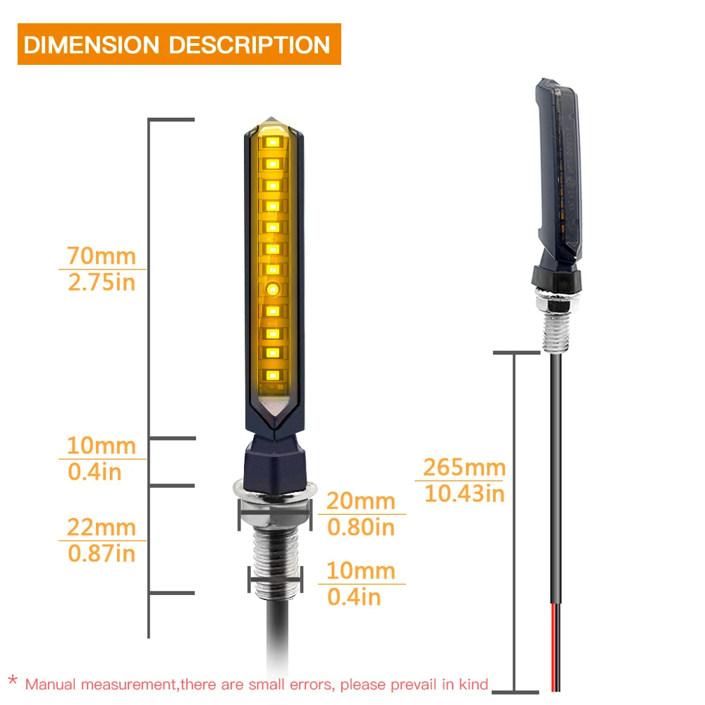 2 шт. Universal moto rcycle светодио дный указатель поворота Индикаторы Для honda nc700x msx125 msx 125 moto honda hyosung gt250r husqvarna