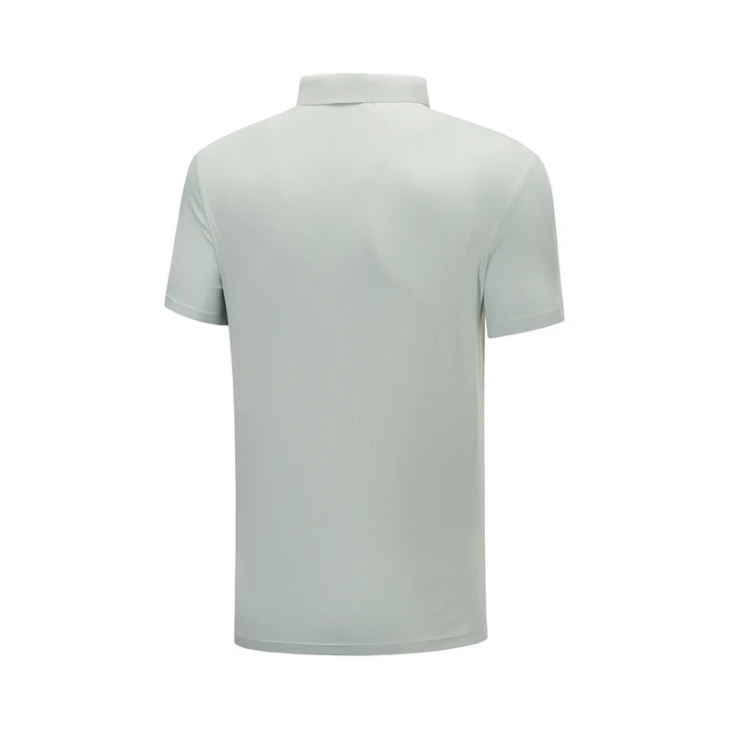Li-Ning мужские тренировочные поло с коротким рукавом на сухой 86% полиэстер 14% спандекс футболки подкладка спортивные обычные футболки спортивные APLP027 CAMJ19