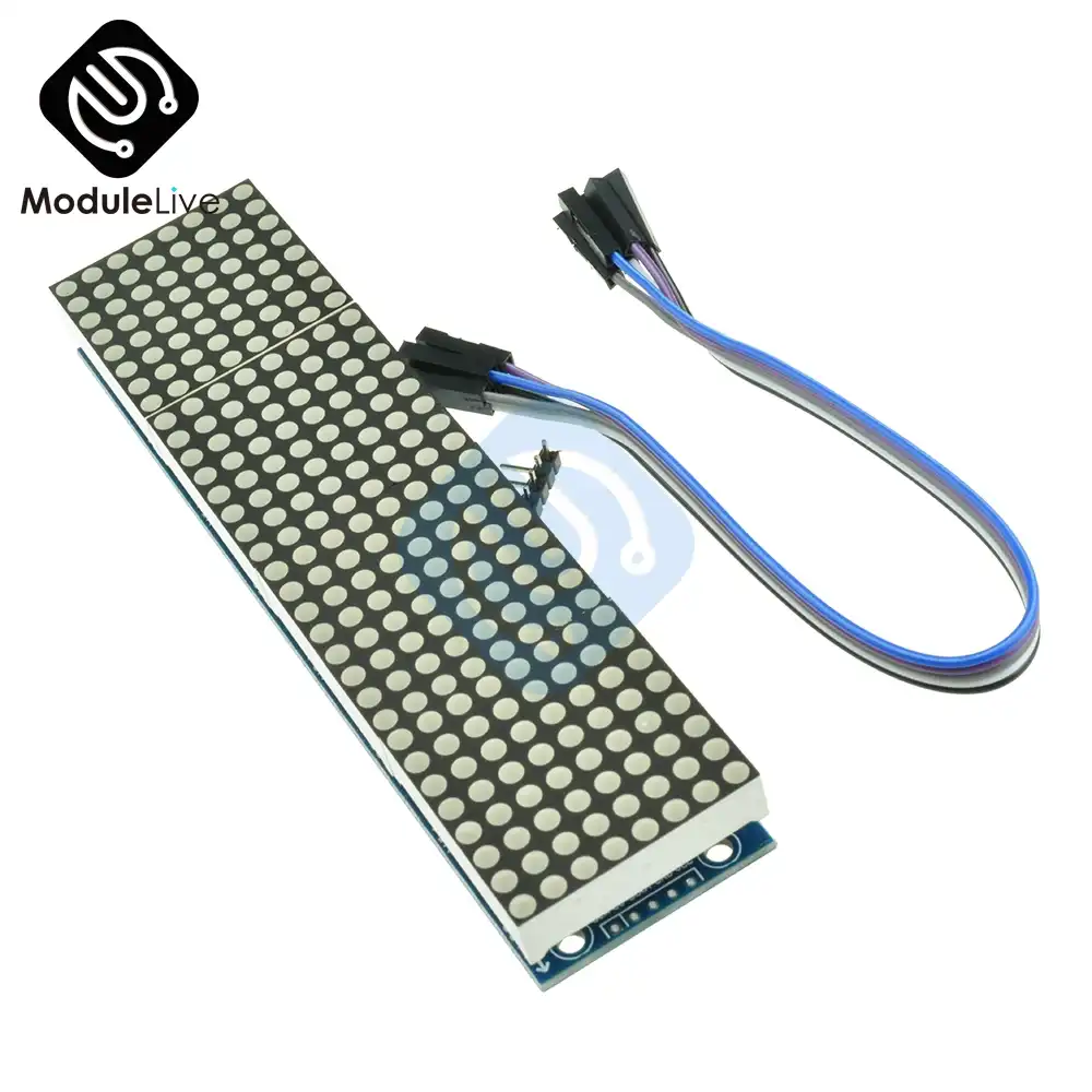 2pcs Dot Matrix Module 4 in one display Microcontroller Module max7219 Arduino