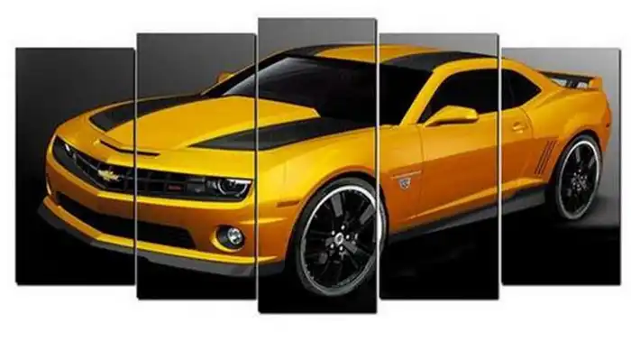 5 шт. алмазов картина спортивный автомобиль крестиком мульти Рисунок 5D DIY