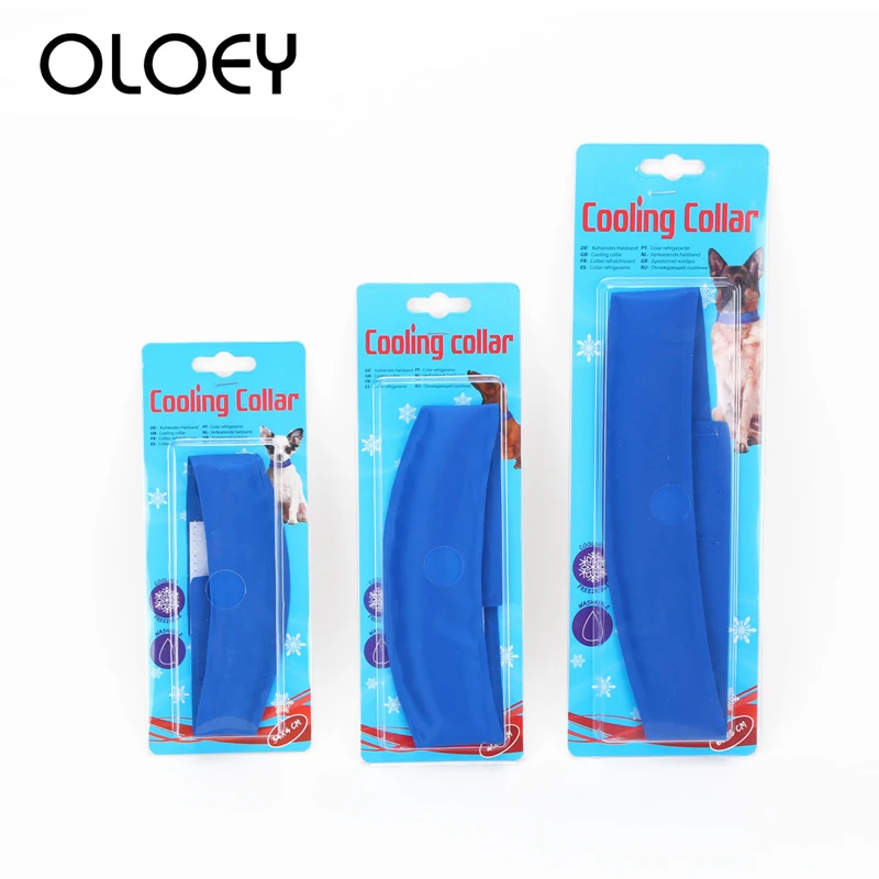 

Dog Cooling Collar Instant Ice for Small Medium Large Pet Dogs Bulldog Summer Polyester Cooling Neck For Puppy Cooling Collar