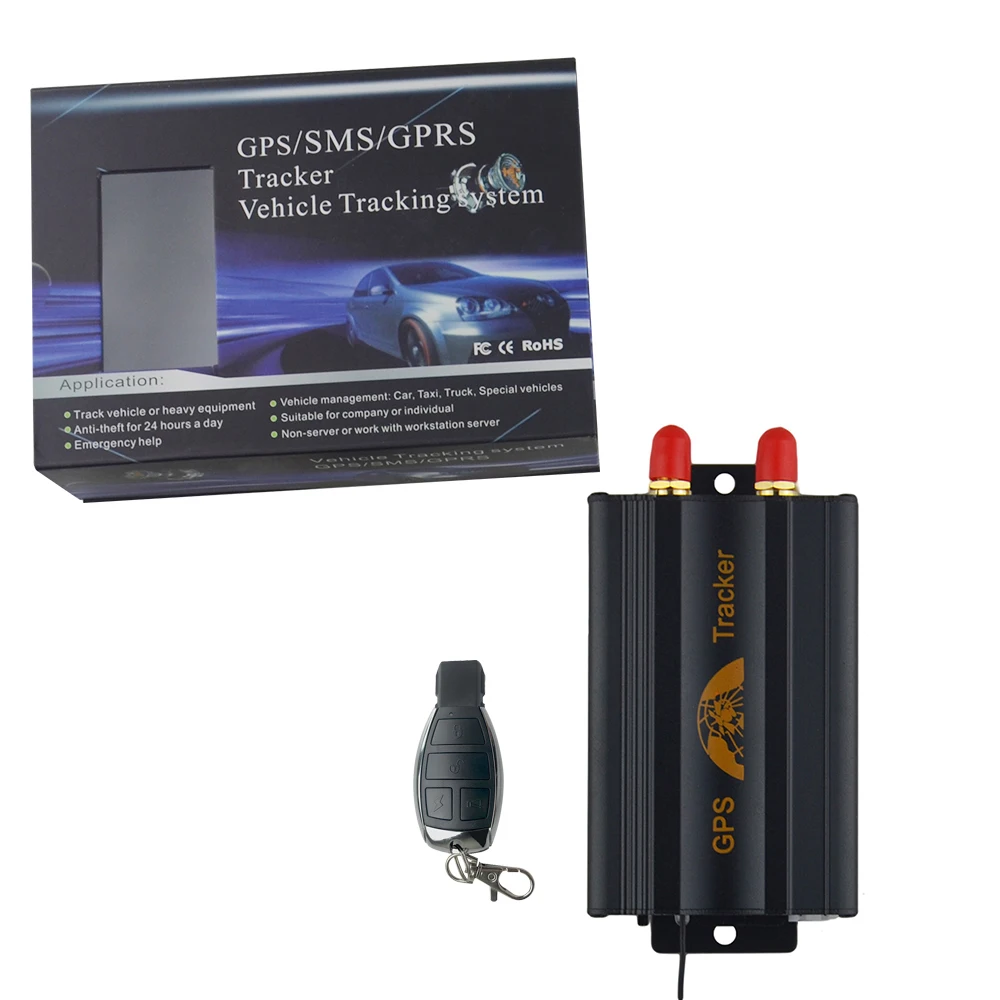 Оригинальный автомобильный GPS трекер Coban GPS103B с коробкой локатор gps 12 24 В TK103B