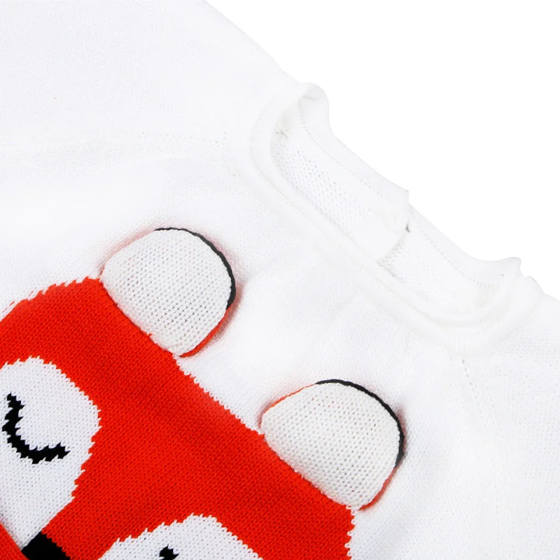New Design Kids Sweater Pullover 3D Fox Pattern Sweater For Boys Cotton Fashion Baby Sweater O-Neck Autumn Jacket Boys Clothing  (3)