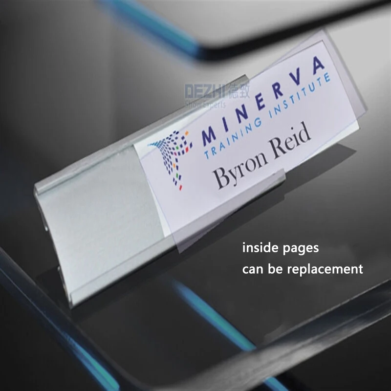 Arc Shaped Pin/магнитный стиль офисный держатель для имени металлический материал