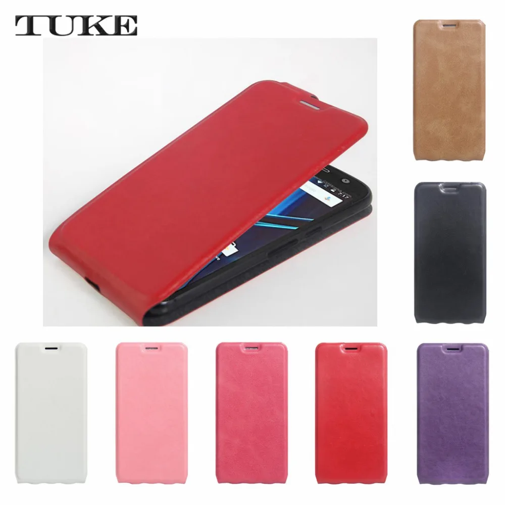 Откидной Вертикальный чехол TUKE из искусственной кожи для телефона ZTE Blade X3 X 3