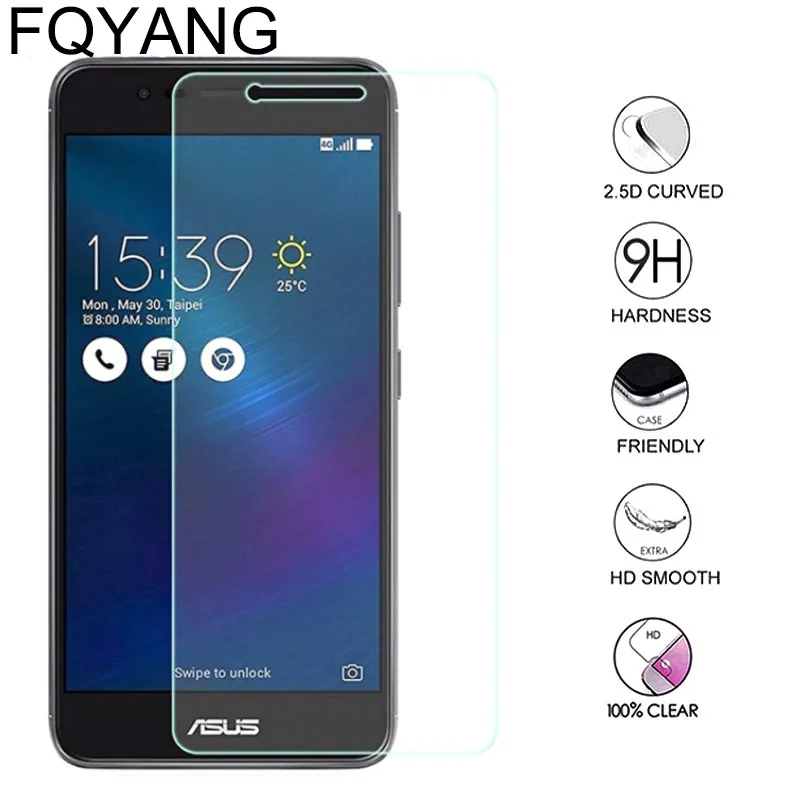 Закаленное стекло FQYANG 9H 2.5D для ASUS ZC450 ZC451 ZC500TG ZC550KL ZB551 ZU680 ZE550 ZE601 закаленное