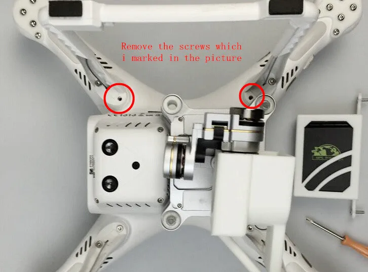 DJI Phantom 3 Mounting Bracket For TK 102 GPS Tracker