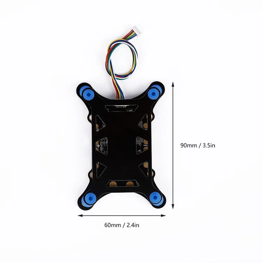 5 в 1 демпфирующая пластина+ распределительная плата ESC+ 5 В 12 В BEC+ Датчик тока/напряжения+ модуль питания для Pixhawk APM 2,6 2,8