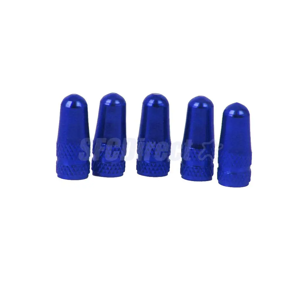 10Pcs/set Blue Black Bicycle Wheel Tire Covered Protector Road MTB French Tyre Dustproof Bike Presta Valve Cap Accessories