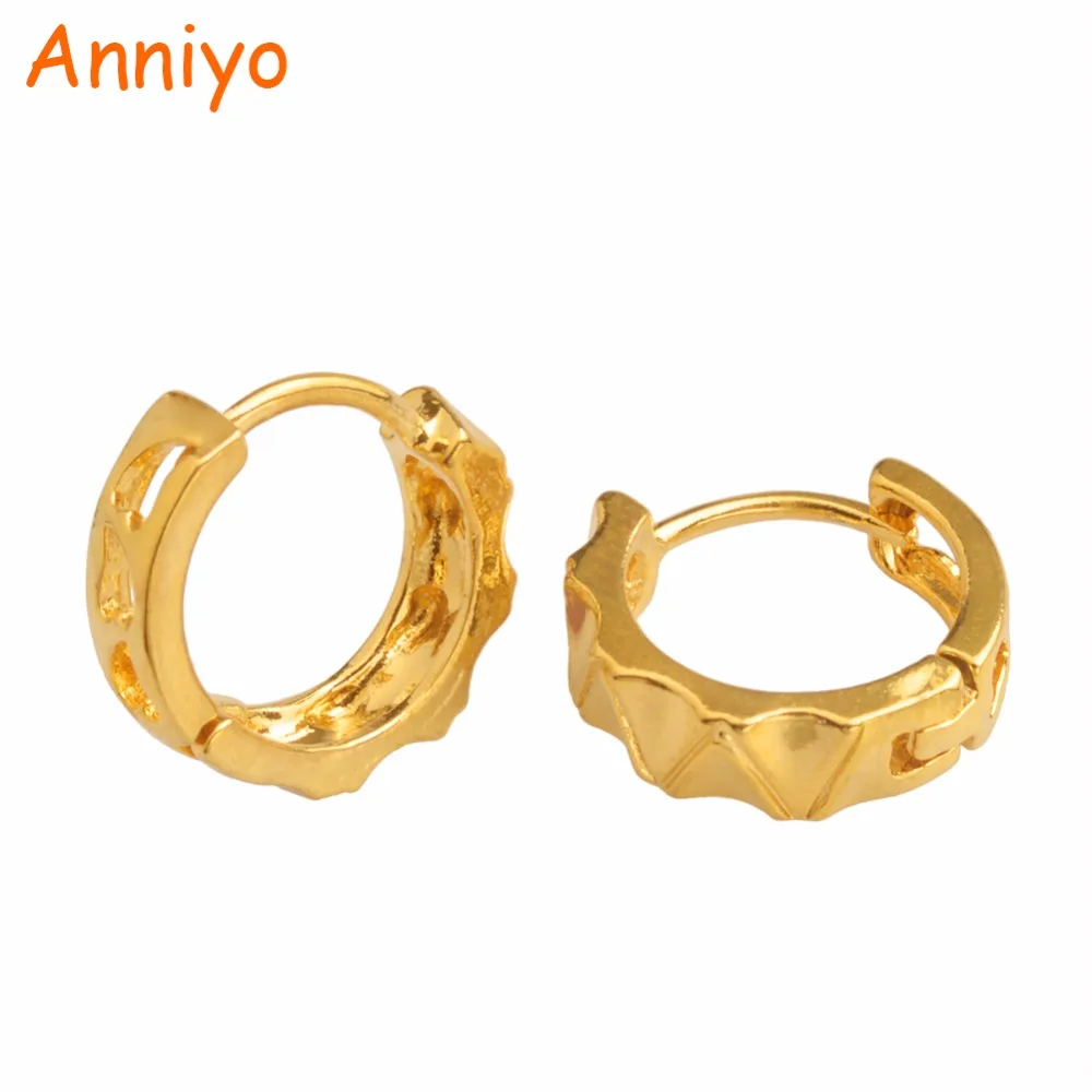 

Anniyo Tiny Earrings for Baby/Kids Gold Color Trendy Jewelry Gifts Wholesale Prices #007416