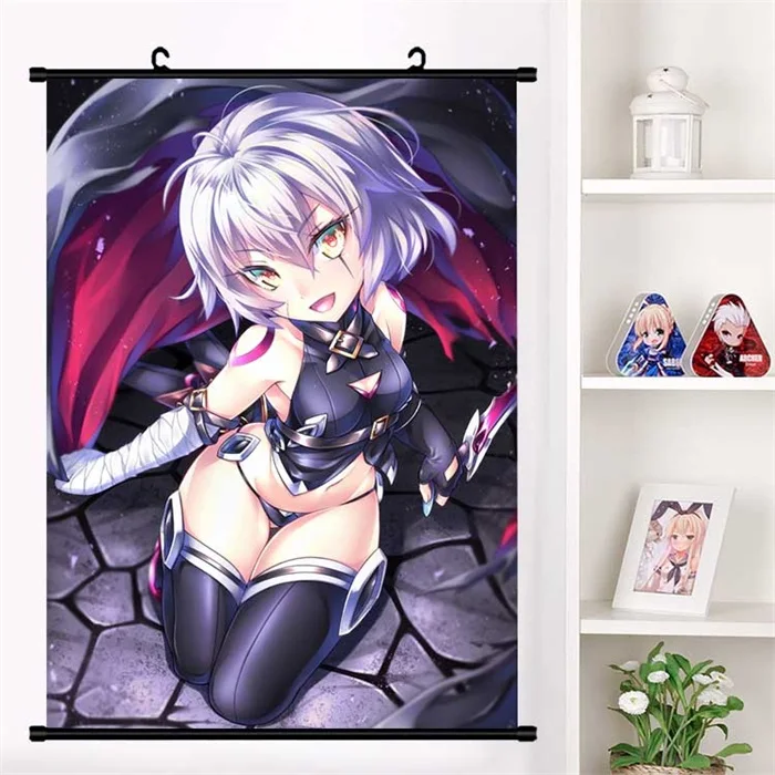 Аниме игра Fate/Apocrypha Fate/Grand Order Jack the RipperWall прокрутка плакат мультфильм настенные подвесные плакаты домашний декор - Цвет: L