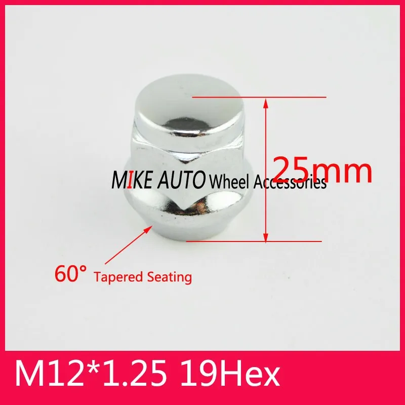 

1pcs/set Alloy Steel Wheel Lug Nut M12x1.25mm Hex19 length25 for the wheel of Nissan Suzuki