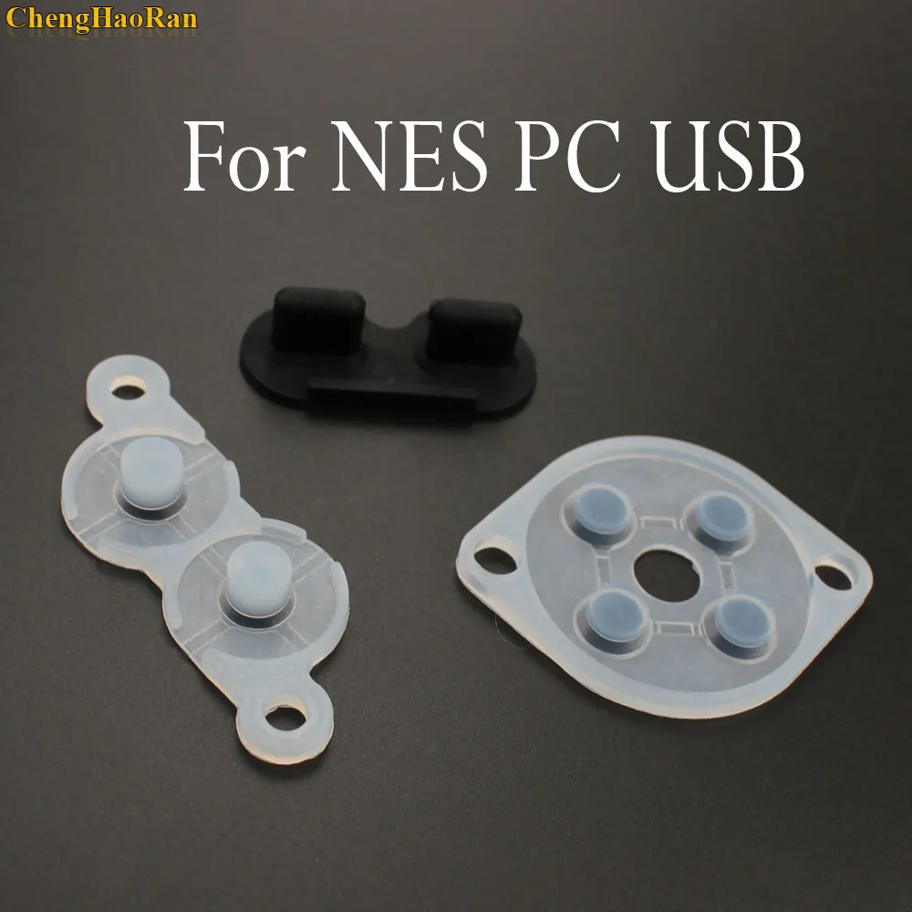 ChengHaoRan 1 Набор 3 в проводящая резиновая кнопка D-Pad D колодки для Nintendo NES PC USB